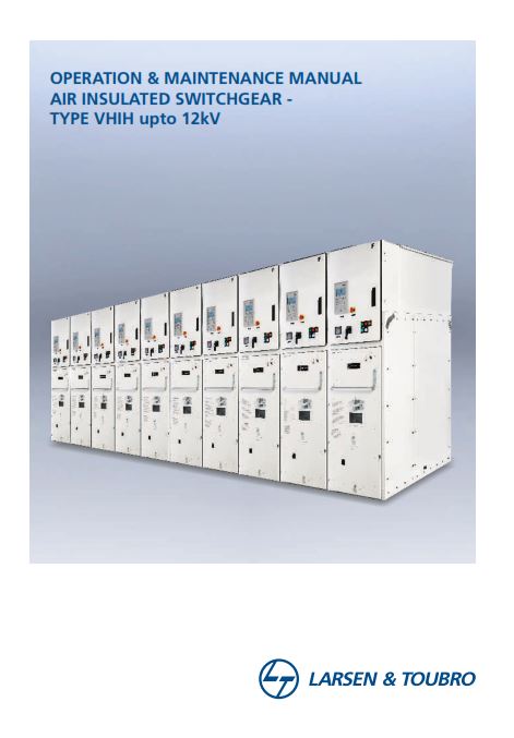 O&M Manual for AIS upto 12 kV by L&T